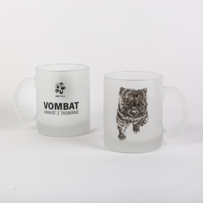 Skleněný hrnek "vombat - unikát z Tasmánie" I